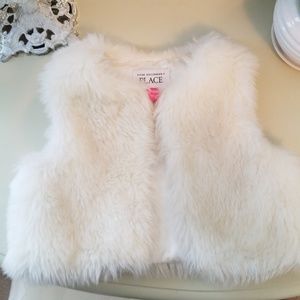 Faux fur vest